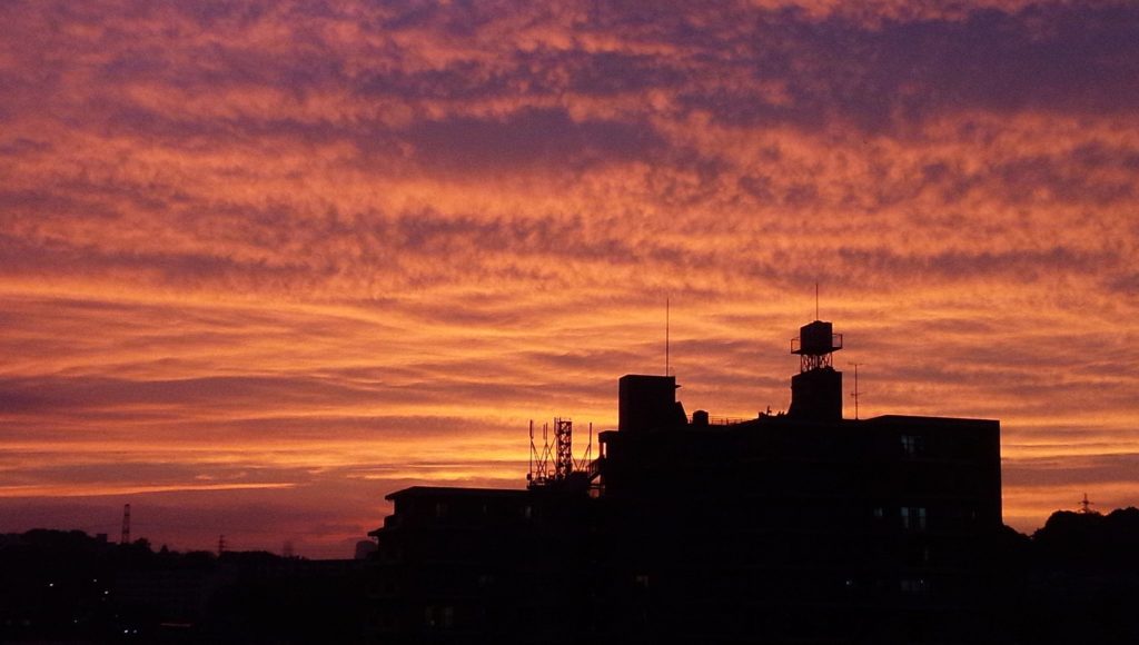 夕焼け第二弾です。